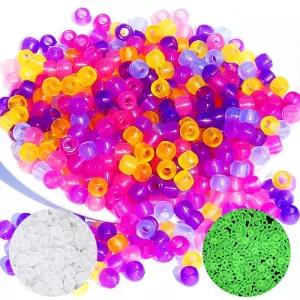 UV 자외선 비즈 (250g) 색상변환 발색 야광 칼라 구슬 팔찌 목걸이 키링 굿즈 만들기/공예/재료/세트/컬러