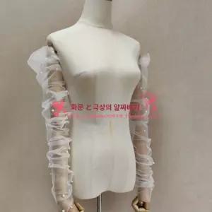 긴팔 웨딩드레스볼레로 촬영 웨딩드레스 오프숄더 화보