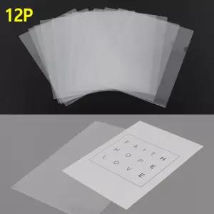 투명 파일 12P 부동산 계약서 모의고사 홍보물 보관 A4사이즈