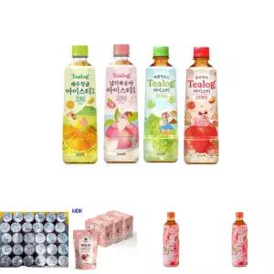 티로그 아이스티 제로 복숭아 청귤 자두 애플청포도 500ml 24개 택1/홍차 음료 페트 음료수 간식 차 액상