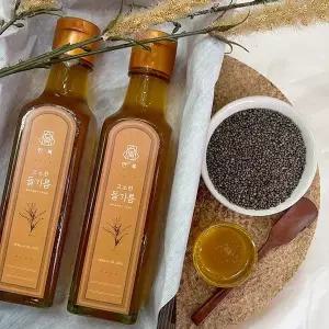 [롯데백화점]푸드맛남 만복 저온압착 고소한 국산 들기름 250ml