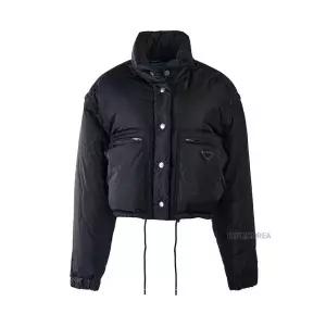 [롯데백화점]프라다 FW25 여성 리나일론 크롭 패딩 29Y132 1WQ9 F0002