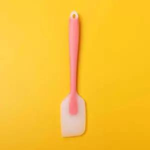 실리콘 알뜰주걱 28cm 스패튤라 유연 생크림 스파츌라