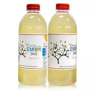 맑은em원액 1리터2병 이엠 가정용 악취제거 em원액 발효액