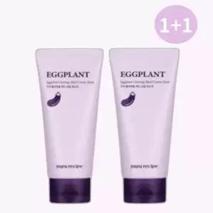 파파레서피 가지 클리어링 머드 크림 마스크 100ml+100ml