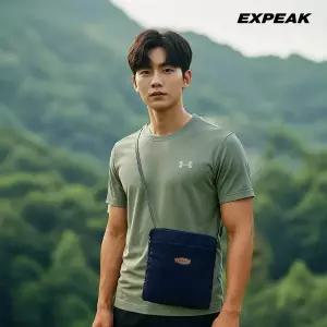 [하프클럽/] 아웃도어 플랫 샤코슈백 등산 핸드폰가방 프론트백