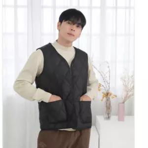 남성 베스트 패딩조끼 경량 러닝 낚시 등산 남자 겨울 조끼 이너 골프 솜패딩 방한 보온 누빔