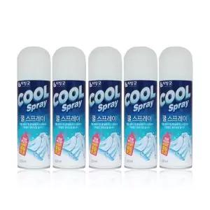 [셀러허브]쿨 스프레이 아이스쿨링 급속냉각 220ml X 5개 (S38984762)