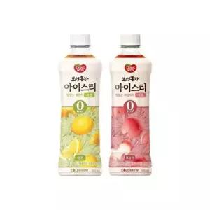 보성 아이스티제로 2종 500ml 복숭아12개+레몬12개