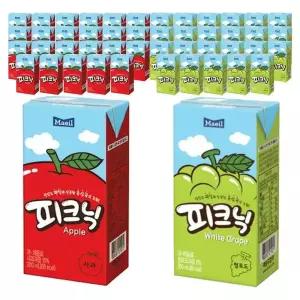 매일 피크닉 사과 200mlx24팩 + 청포도 200mlx24팩/학교납품/대량구매