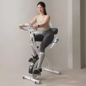 멜킨 폴민바이크 접이식 실내자전거 스피닝바이크(블랙/화이트)