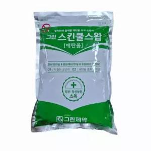 그린제약 그린스킨쿨스왑 에탄올 1팩 / 병원용 ,외과용 ,지퍼백 대용량 ,소독