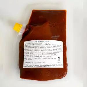강원도 장칼국수 소스 2kg (약 40인분 이상) 칼칼한 국물 소스