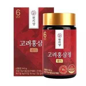 [천지양][T] 천지양 6년근 고려홍삼정 골드 240gx1개