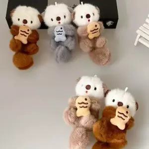 캐릭터 테마 시즌추천 가방고리 인기모음 수달 겨울 붕어빵 키홀더 동물원 귀여운 인형키링 수영