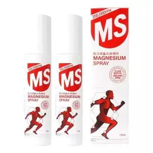 뿌리는 MS 마그네슘 스프레이 120mlX2개 고함량 마그네슘 클로라이드