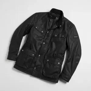 바버 B.INTL DUKE WAX JACKET - BLACK MWX0337 BK91) 듀크 왁스 자켓)