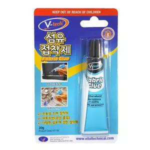 브이텍 VT-136 섬유 전용 접착제 20g