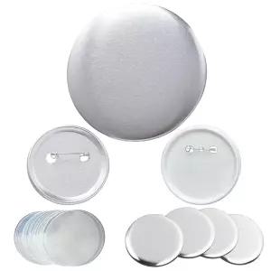 핀버튼 58mm (100개) 메탈 캔뱃지 뱃지 만들기 재료 (비닐 필름 포함)