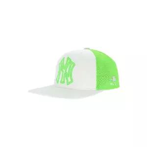 [아웃도어스/MLB]MLB 키즈 메쉬 네온 로고 평챙 스냅백 72CPN2011-50W