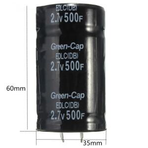 10PCS-1PCS  2.7V500F 슈퍼 커패시터 2.7V 500F 볼륨 35*60 자동차 정류기 액세서리 고