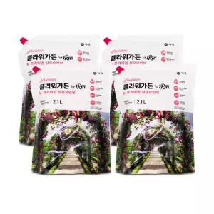 애경 프리미엄 플라워가든 아이린 뉴 프리미엄 섬유유연제 2.1L X 4개(1box) I