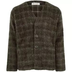 아워레가시 도르프 체크 릴렉스핏 울 카디건 M4256CD DORF CHECK