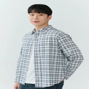 [잠뱅이][26SS] 남성) 베이직 체크셔츠 AQ1WWH204-BL