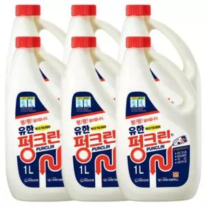 펑크린 뚫어뻥액체 배수구클리너 1L 6개