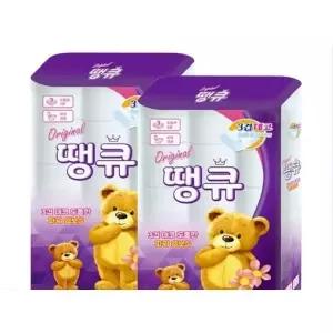 1+1 오리지널 땡큐 3겹 14m 30롤 총 2팩 두루마리 화장지 휴지r