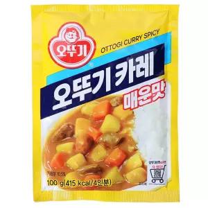 오뚜기 카레가루 매운맛 과립형 카레분말 100G