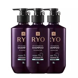 려 자양윤모 탈모증상케어 샴푸 (민감성) 400ml x 3개