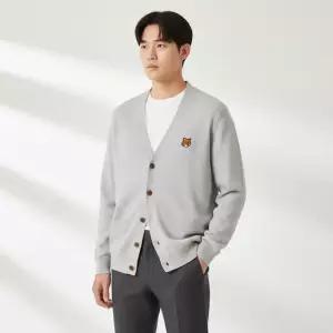 FW25 남성 폭스헤드 메리노 가디건 PM00501KT1181 H120