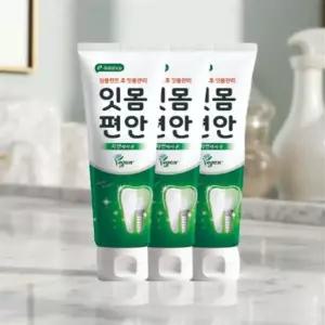 잇몸 재생 치약 시린 이 케어 치주염 치석 좋은 치약 200g 3개