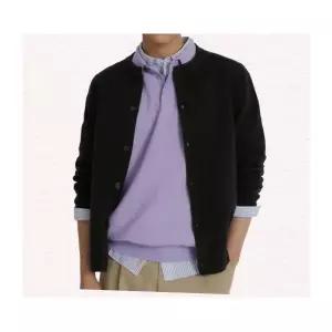 빈폴 BEANPOLE MEN 베럴비 라운드 가디건 카디건 - 블랙 BC625AC115 349028