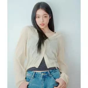 매장정품 LEE 우먼 후드 긴팔 티셔츠 베이지 LE2602LT61BE 235183