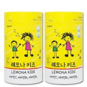 [경남제약] 레모나키즈 츄어블 씹어먹는 어린이 비타민C 100정 2개