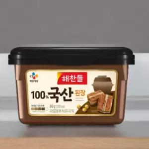 해찬들 100% 국산된장 집밥 감칠맛 고깃집 된장찌개 900g