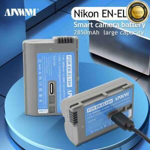 USB En-El15 C타입 카메라 배터리 D750 D810 용 En 니콘 2850mAh