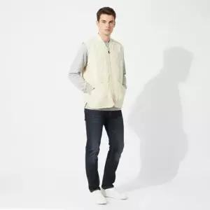 A.P.C 아페세 다이아몬드 퀼팅 블루종 조끼 베스트 남성 자켓 COETZ H02846 BAI