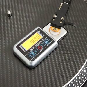 Neoteck 전문 턴테이블 스타일러스 포스 게이지 체중계 톤암 포노 카트리지용 백라이트 LCD 비자성 0.005g