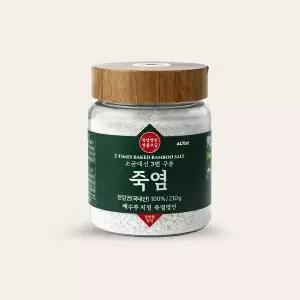 소금대신 3번 구운 죽염 210g