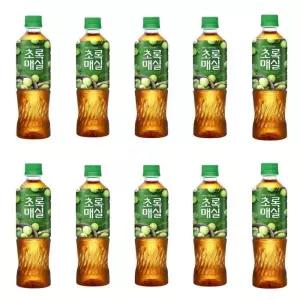 웅진 초록매실 500ml 10개 패트병