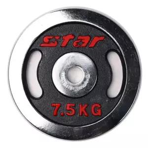 스타스포츠 바벨원판 도금원판 (7.5kg) (ER501) 역기원판 웨이트원판 홈트