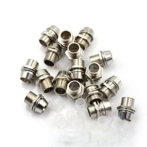 LED 거치대 소켓 클립 베젤 발광 다이오드 베이스 20 디스플레이 개, 전구 크롬 5mm 컵, 램프 마운트 패널 커버, 금속 플라스틱