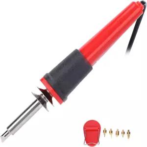 납땜 인두 키트 나무 태우기 도구 조각 펜 세트 전기 파이로그래피 40W DIY 애호가용 AC110V-US 플러그