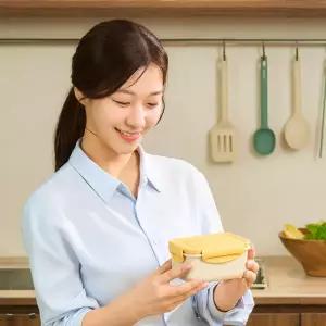 /닥터하우스 닥터하우스 오래 신선 항균 밀폐용기 나눔 530ml 2칸