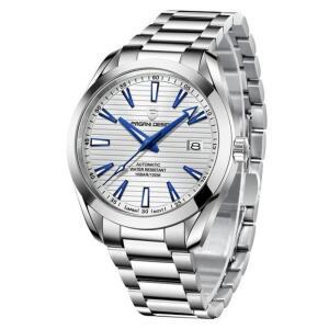 SEIKO NH35 6 파가니 디자인 남성 손목시계 일본제 무브먼트 아쿠아 테라 자동 감기 기계식 케이스 첨부