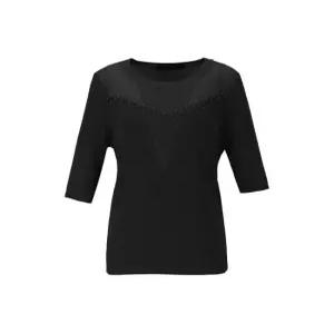 [숲][숲] 투웨이 패턴 포인트 반팔 니트 (SZ8LKC1)