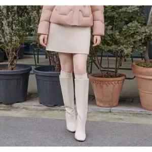[숲][숲] 핸드메이드 라벨 미니 스커트 (SZASR33)